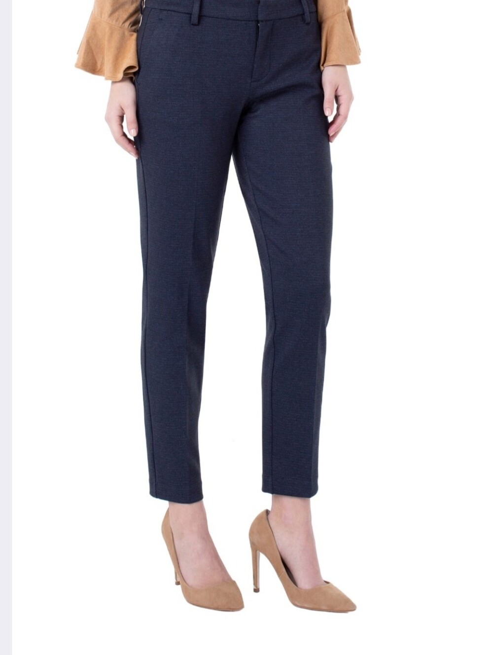 Liverpool Los Angeles Navy Kelsey Pants Size 4 27